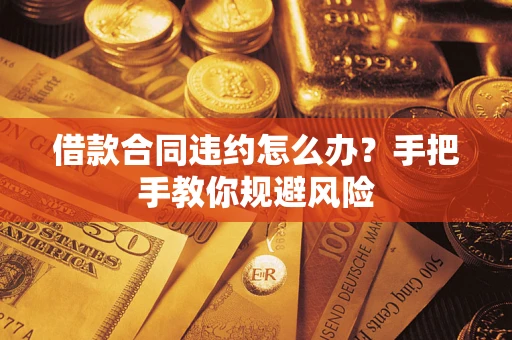 济南借款合同违约怎么办？手把手教你规避风险