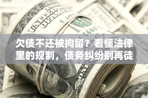 济南欠债不还被拘留？看懂法律里的规制，债务纠纷别再徒劳奔波
