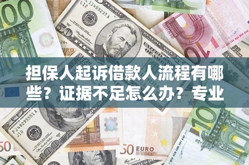 济南担保人起诉借款人流程有哪些？证据不足怎么办？专业律师解答
